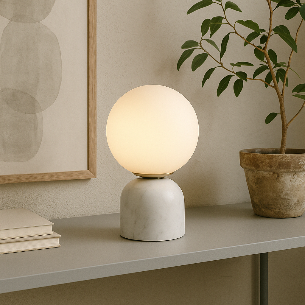 Luminara | Elegant Scandinavian Minimalist LED Table Lamp Design 1