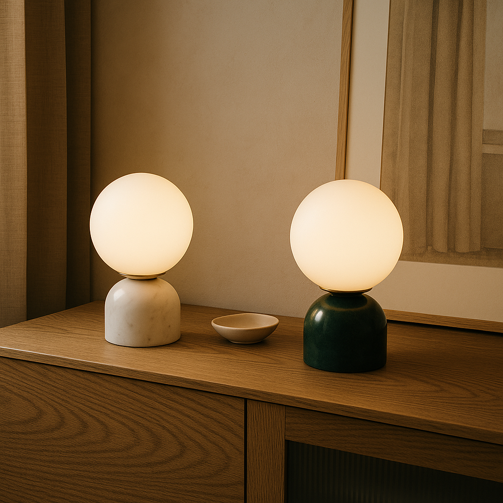 Luminara | Elegant Scandinavian Minimalist LED Table Lamp Design 6