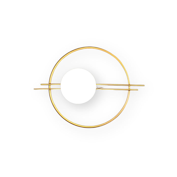 Luminara | Modern Elegant Metal Wall Sconce Lighting with Glass Shade 1