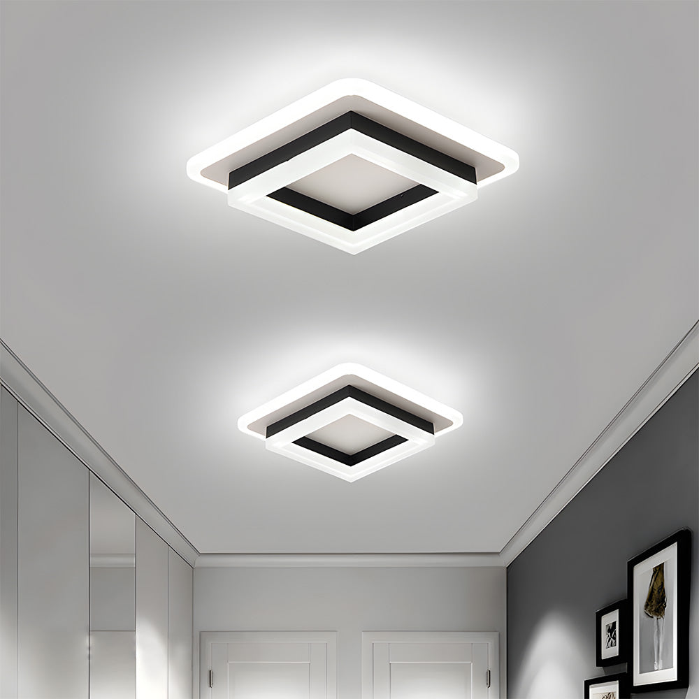 Luminara | Modern Geometric LED Flush Mount Ceiling Light Fixture 0