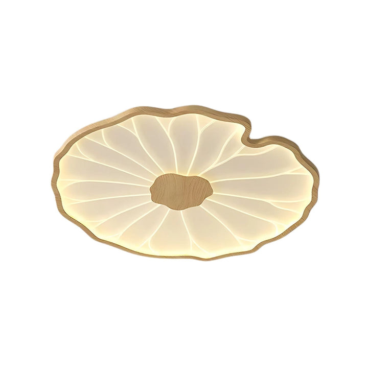 Luminara | Modern Minimalist Walnut Wood LED Ceiling Light Fixture 1