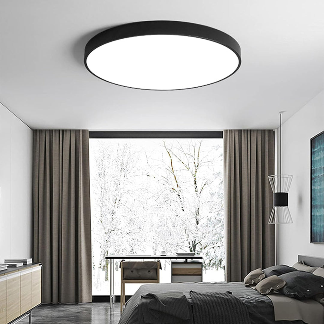 Luminara | Modern Sleek LED Round Ceiling Lamp for Versatile Spaces 13