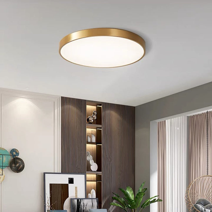 Luminara | Modern Sleek LED Round Ceiling Lamp for Versatile Spaces 14