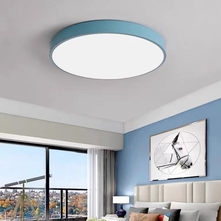 Luminara | Modern Sleek LED Round Ceiling Lamp for Versatile Spaces 17
