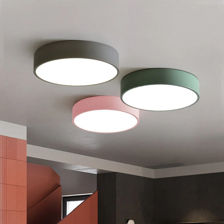Luminara | Modern Sleek LED Round Ceiling Lamp for Versatile Spaces 2