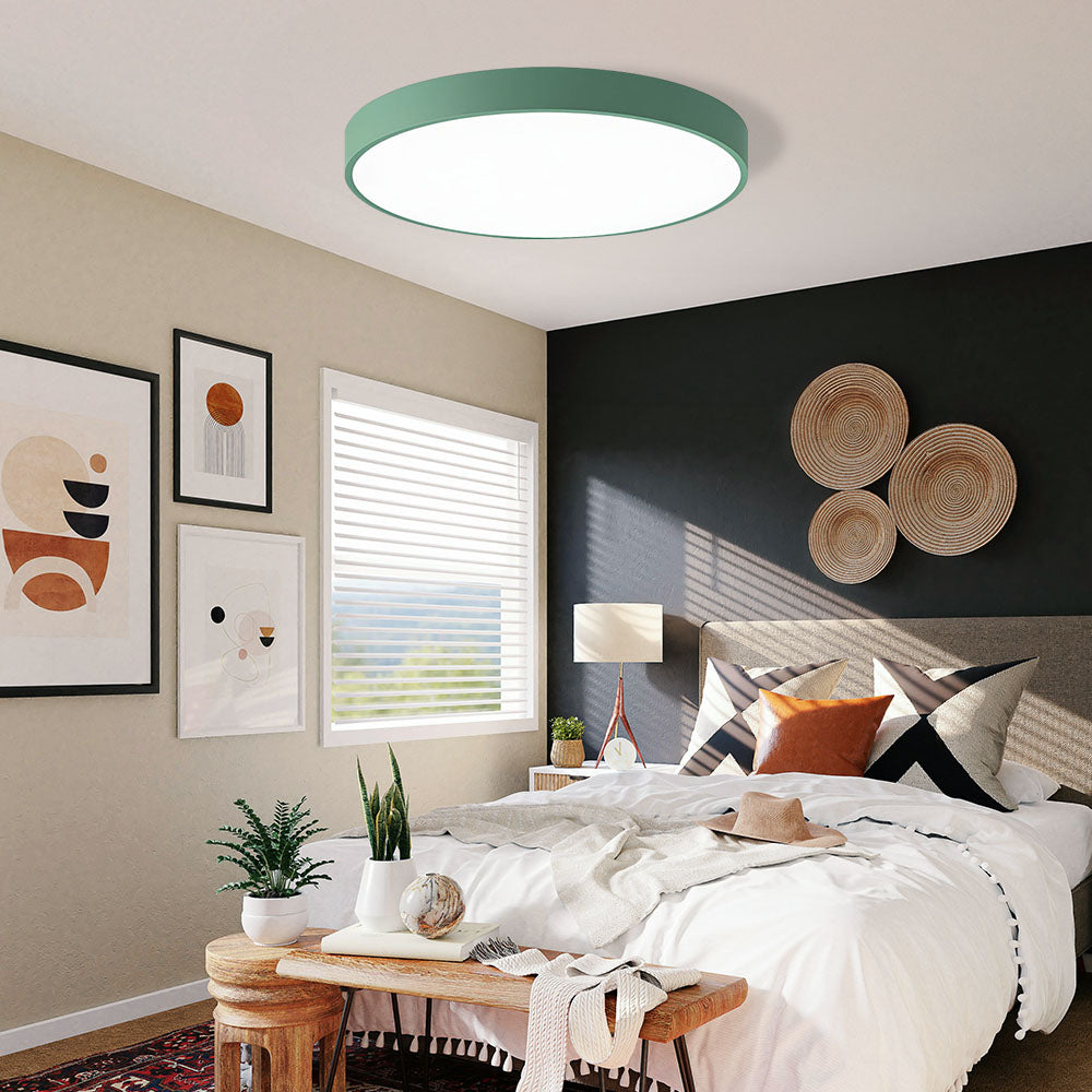 Luminara | Modern Sleek LED Round Ceiling Lamp for Versatile Spaces 6