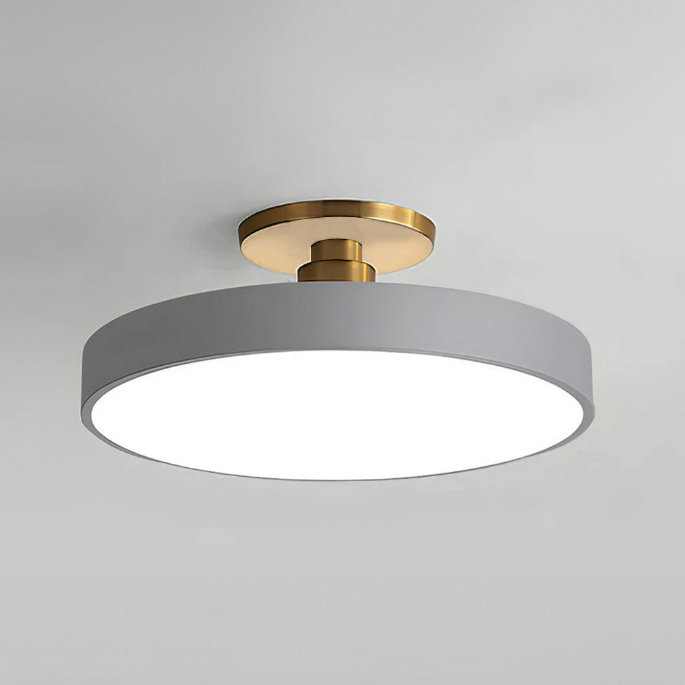 Luminara | Stylish Modern Black Gold Flush Mount Ceiling Light Fixture 5