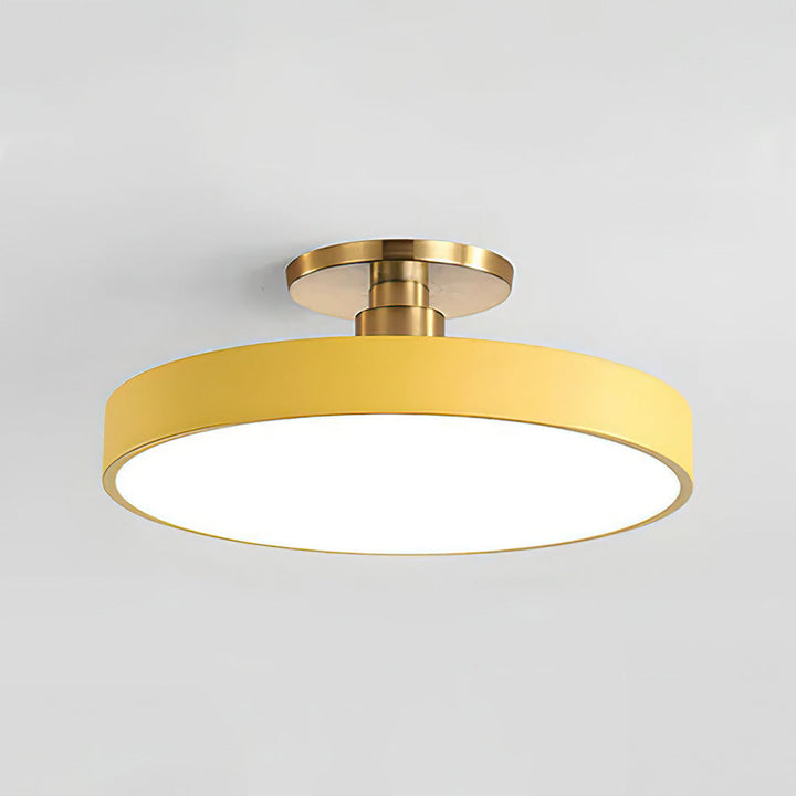 Luminara | Stylish Modern Black Gold Flush Mount Ceiling Light Fixture 9