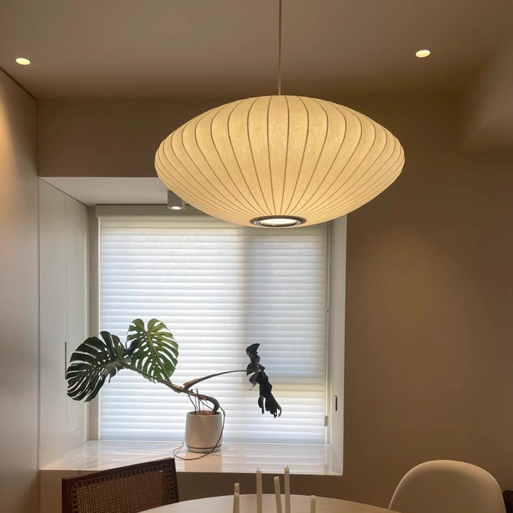 Luminth | Italian-Style Silk Pendant Lamp for Elegant Interiors 2