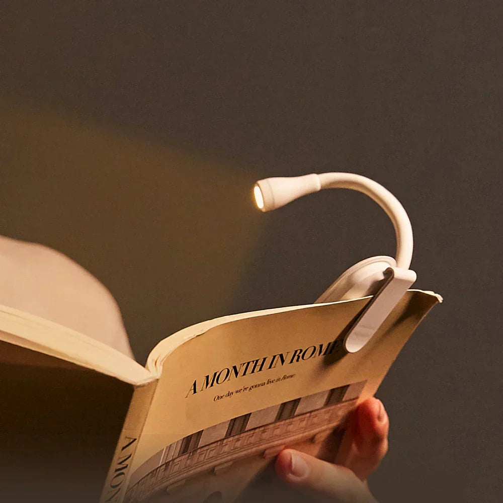 LumosClip | Portable LED Book Light with Adjustable Positioning 3