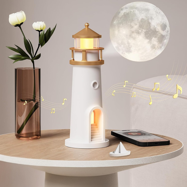 LunaBeam | LED Moon Night Light for Bedroom and Relaxing Atmosphere 2