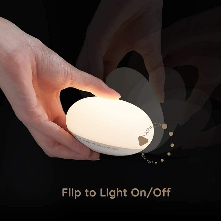 LunaGlow | Soft BPA-Free Silicone Touch Night Light for Gentle Baby Care 3