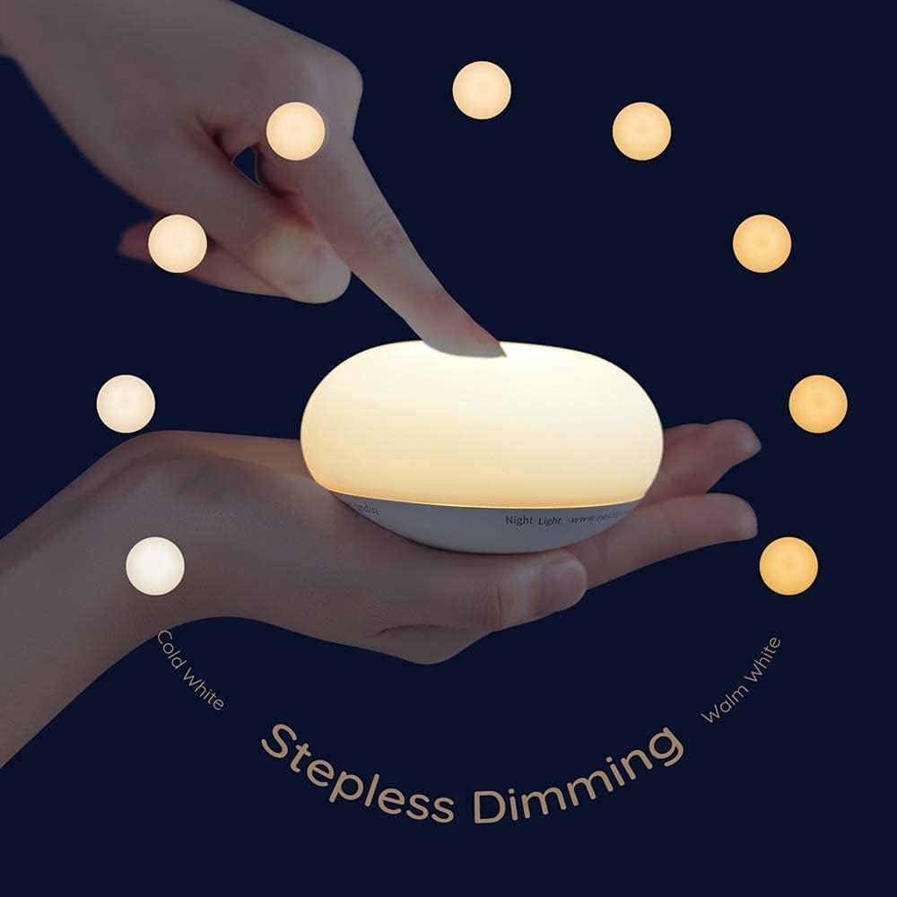 LunaGlow | Soft BPA-Free Silicone Touch Night Light for Gentle Baby Care 4