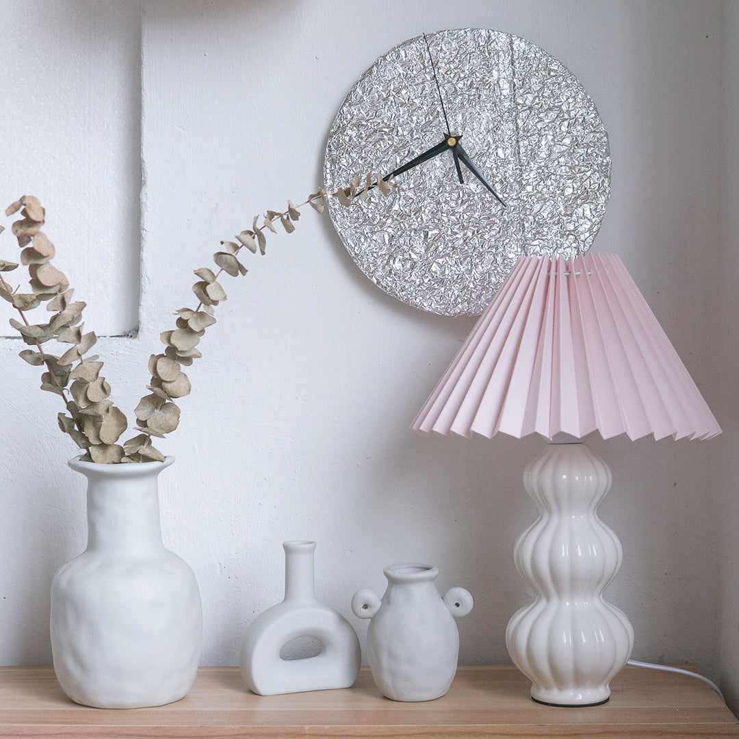 LunaRadiance - Table Lamp with Pleated Aesthetic and Cozy Glow 15