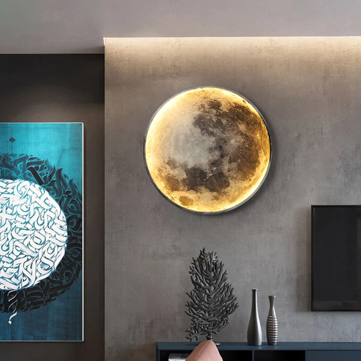 LunarAura – Rechargeable 3D Printed Moon Night Light 2