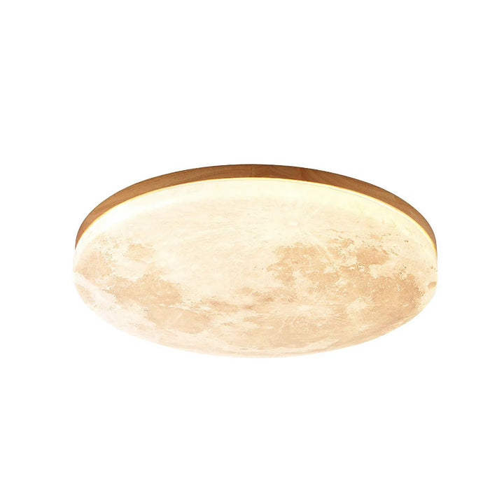 Lunara | Elegant Soothing Moon Design Flush Mount Ceiling Light Fixture 1