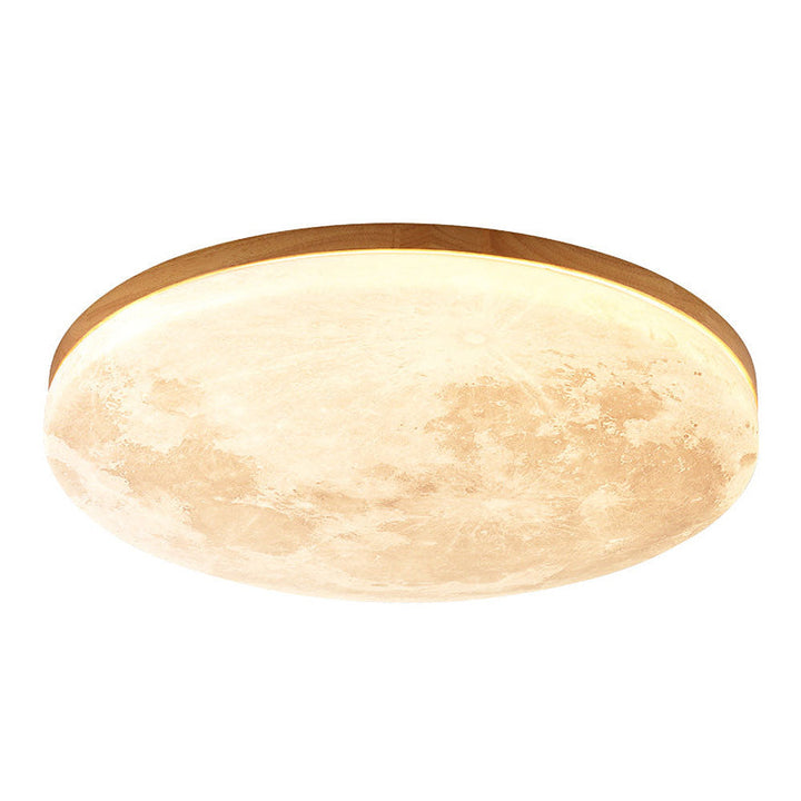 Lunara | Elegant Soothing Moon Design Flush Mount Ceiling Light Fixture 2