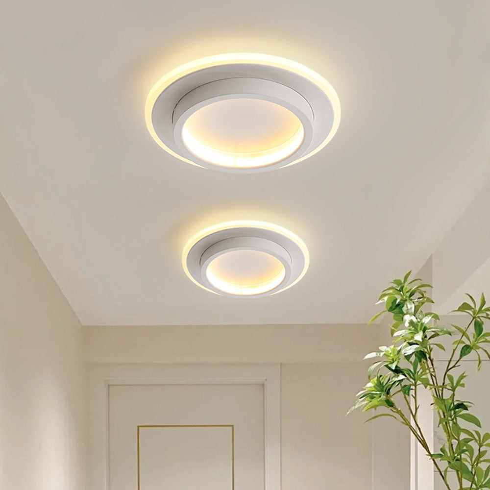 Lunara | Sleek Modern Round LED Ceiling Lamp for Cozy Interiors 10
