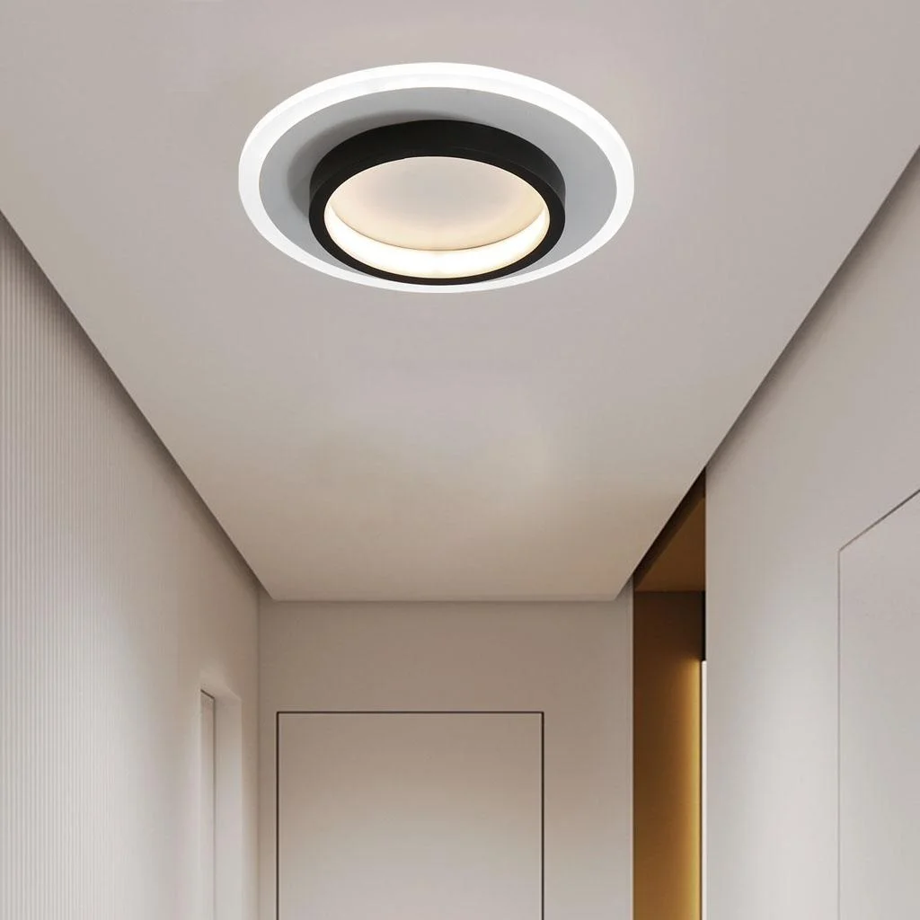 Lunara | Sleek Modern Round LED Ceiling Lamp for Cozy Interiors 4