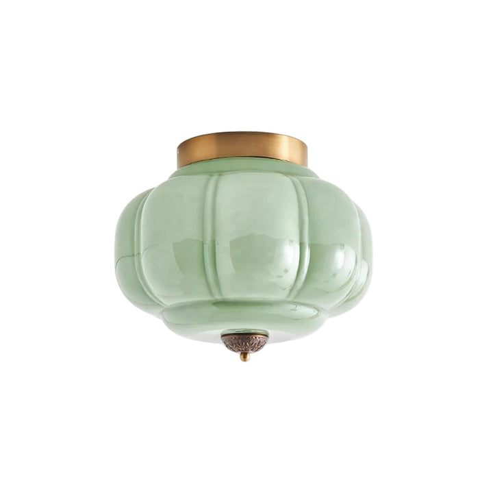 Lunaria | Elegant Sculptural Glass Flush Mount Ceiling Light Fixture 1