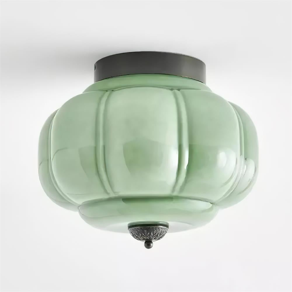 Lunaria | Elegant Sculptural Glass Flush Mount Ceiling Light Fixture 6