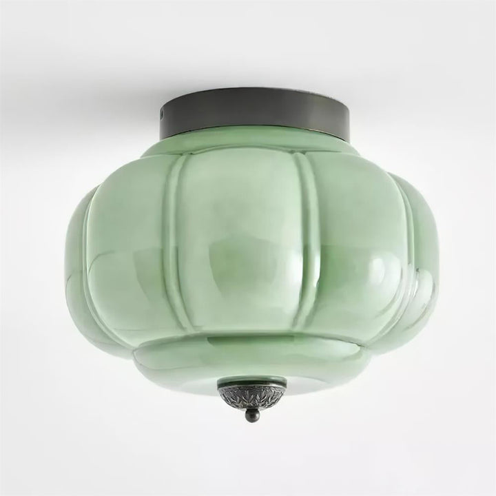 Lunaria | Elegant Sculptural Glass Flush Mount Ceiling Light Fixture 6