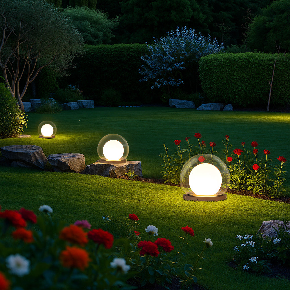 Lunaris | Elegant LED Column Moon Lamp for Outdoor Décor 7