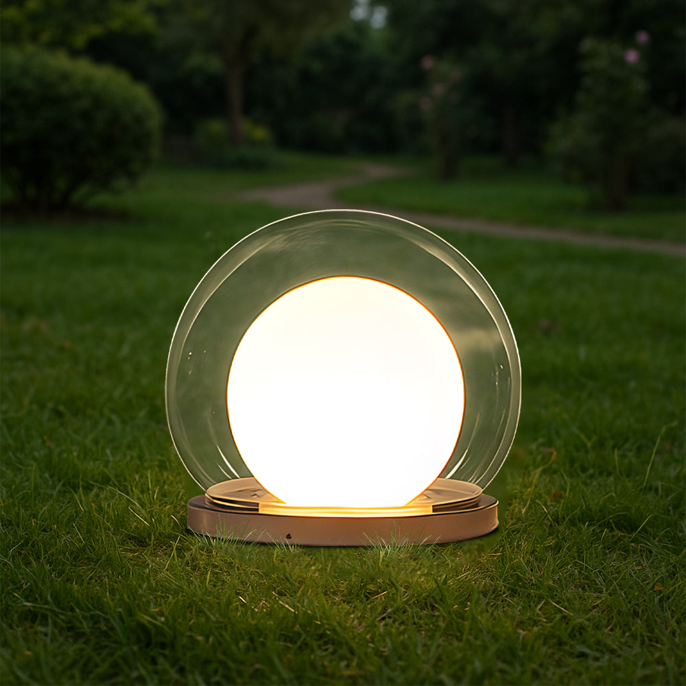 Lunaris | Elegant LED Column Moon Lamp for Outdoor Décor 8