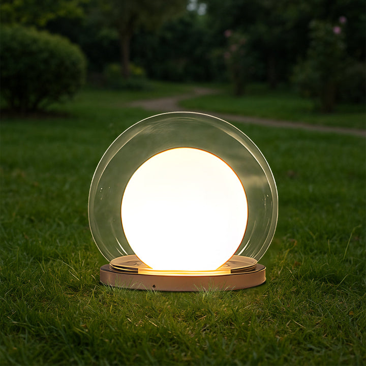 Lunaris | Elegant LED Column Moon Lamp for Outdoor Décor 8