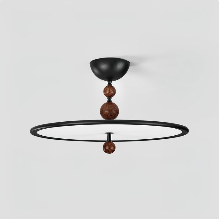 Lunaris | Elegant Minimalist Black LED Ceiling Lamp 0