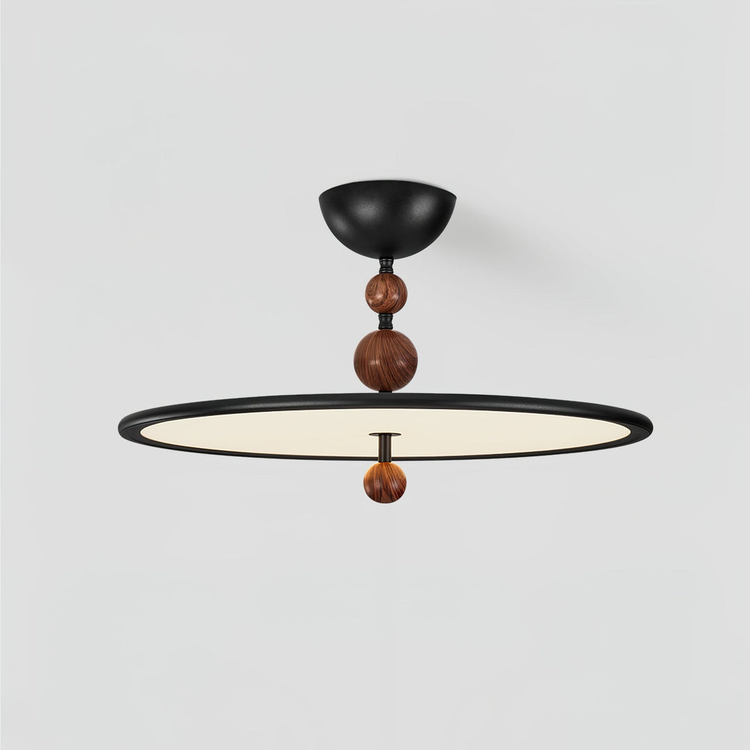 Lunaris | Elegant Minimalist Black LED Ceiling Lamp 2