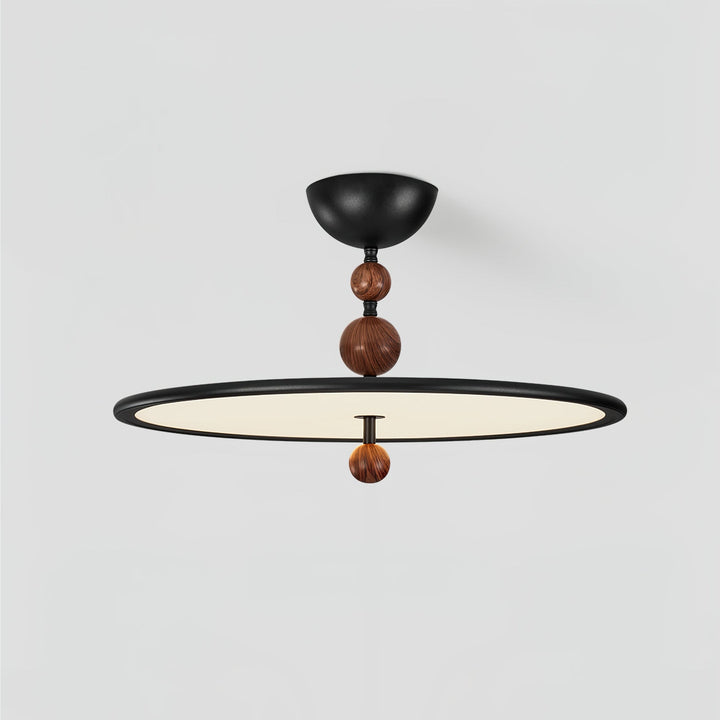Lunaris | Elegant Minimalist Black LED Ceiling Lamp 2
