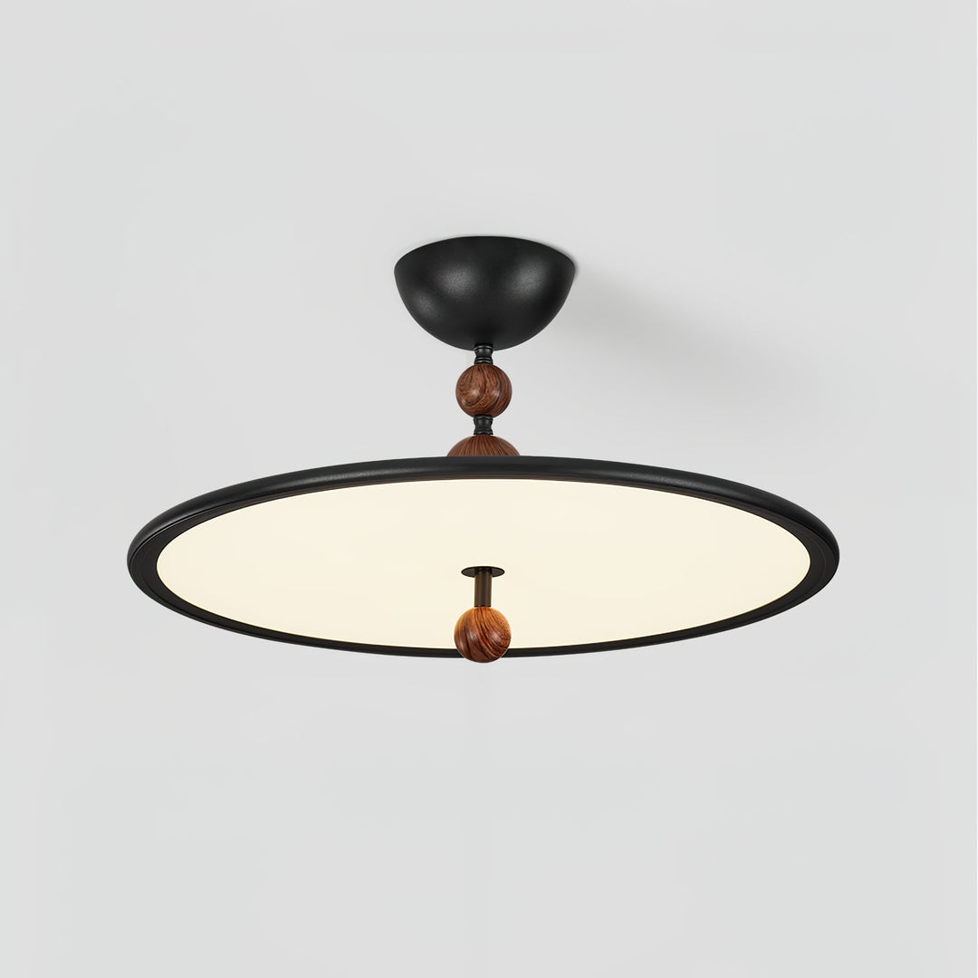 Lunaris | Elegant Minimalist Black LED Ceiling Lamp 3