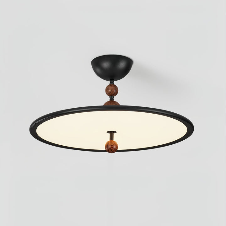 Lunaris | Elegant Minimalist Black LED Ceiling Lamp 3