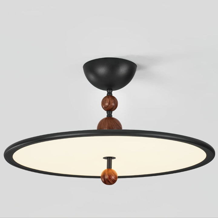 Lunaris | Elegant Minimalist Black LED Ceiling Lamp 4