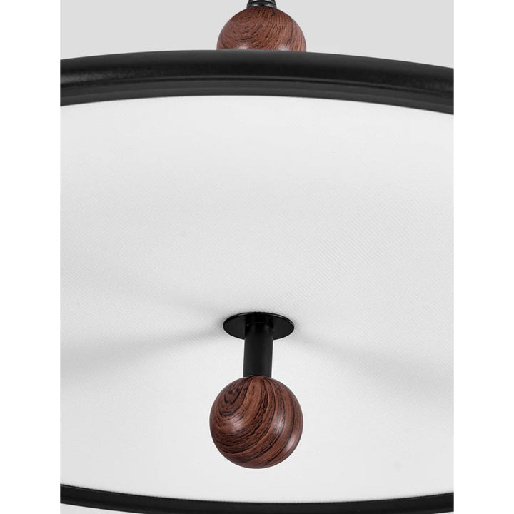 Lunaris | Elegant Minimalist Black LED Ceiling Lamp 5