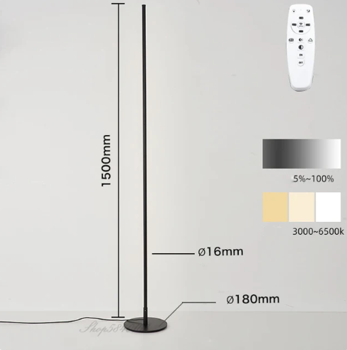 Lunaris | Minimalist Adjustable Floor Lamp for Soft Living Room Lighting 7
