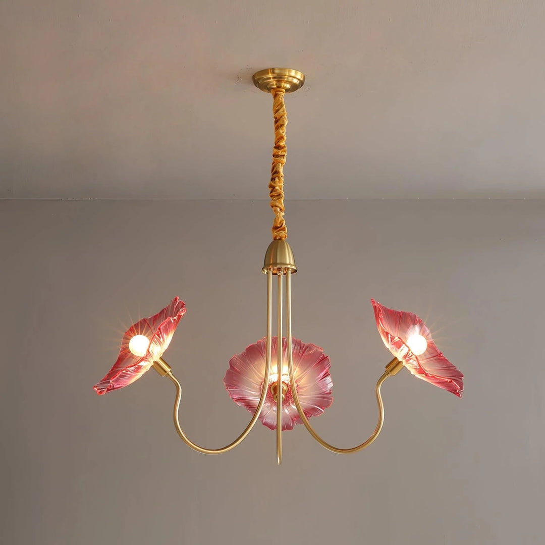 Lunaro | Elegant Lotus Leaf Chandelier for Home Interiors 7