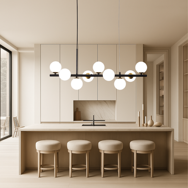 Lunivo | Black Dining Room LED Pendant Light 4