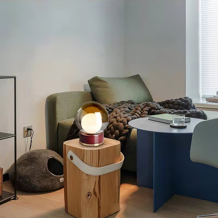 LuxeBoule - Table Lamp with Geometric Shape and Cozy Light Diffusion 4