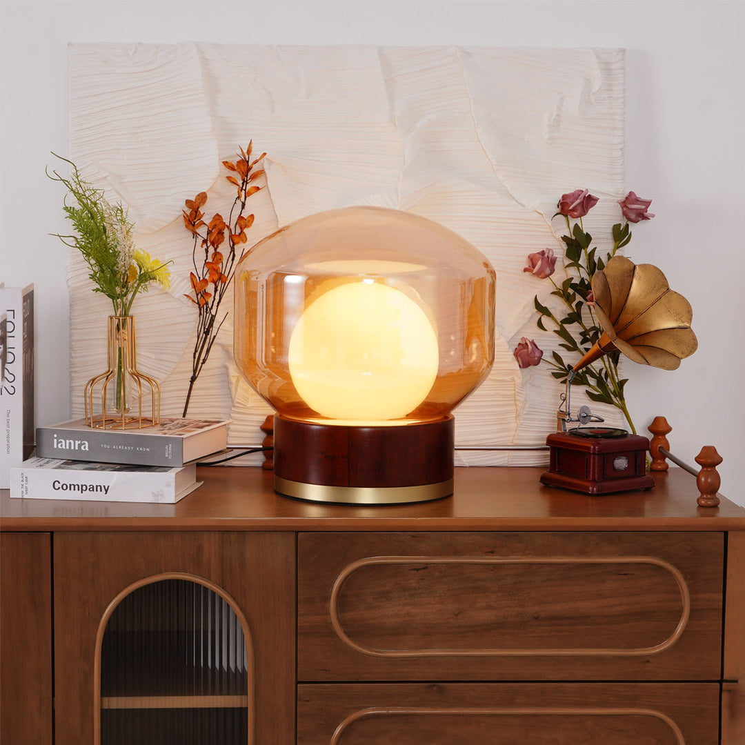 LuxeBoule - Table Lamp with Geometric Shape and Cozy Light Diffusion 8