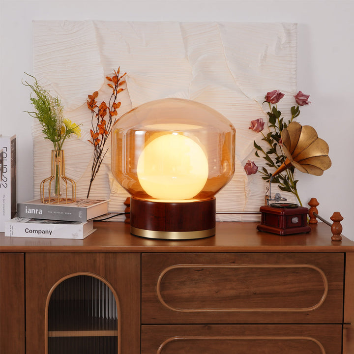 LuxeBoule - Table Lamp with Geometric Shape and Cozy Light Diffusion 8