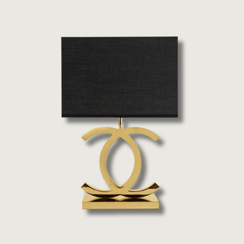 LuxeGlow – Modern Stainless Steel Table Lamp 1