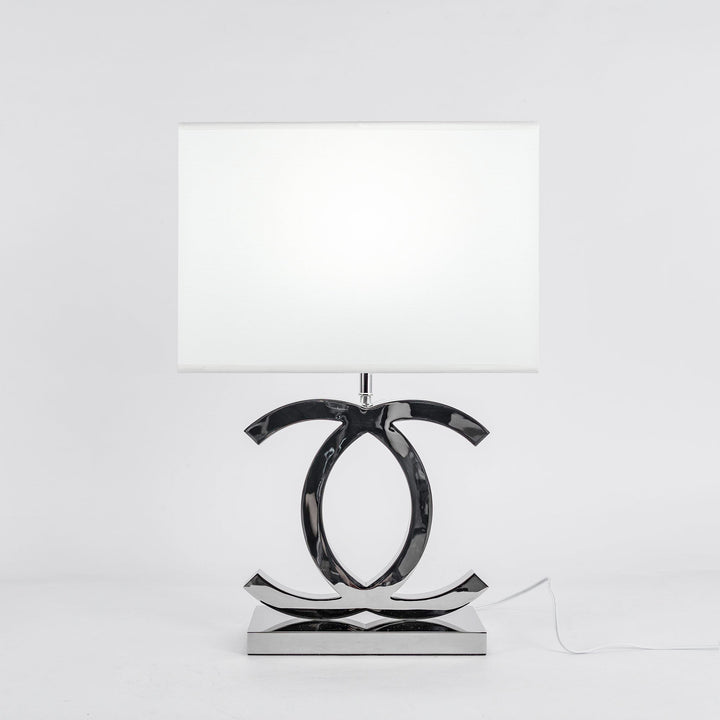 LuxeGlow – Modern Stainless Steel Table Lamp 2