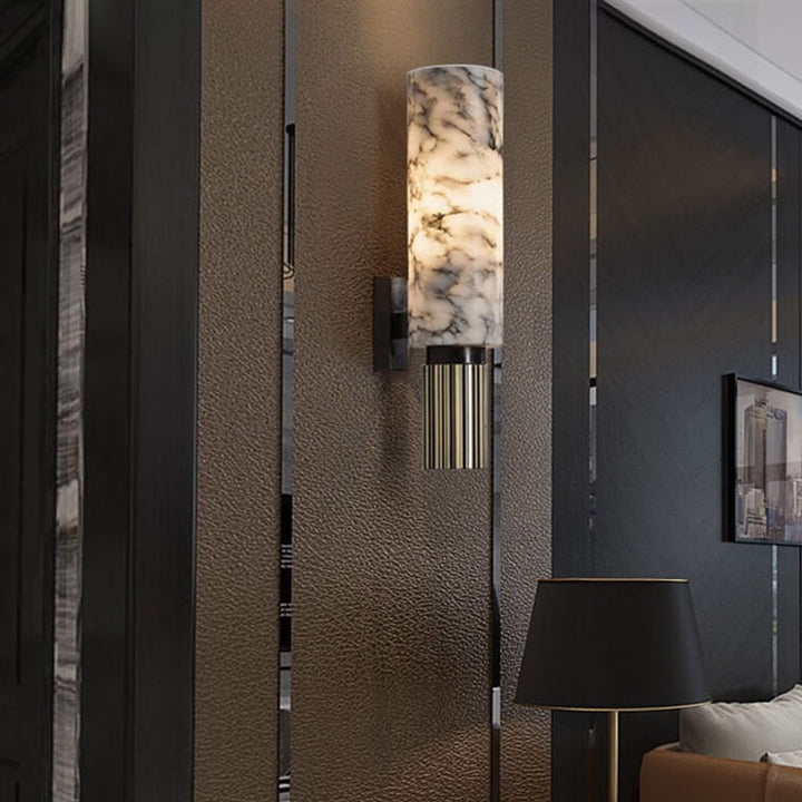 LuxeLume – Refined Marble Wall Lamp 4