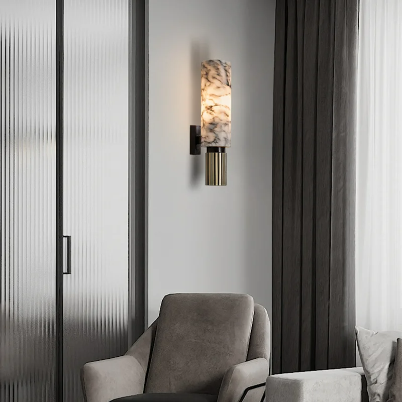 LuxeLume – Refined Marble Wall Lamp 6