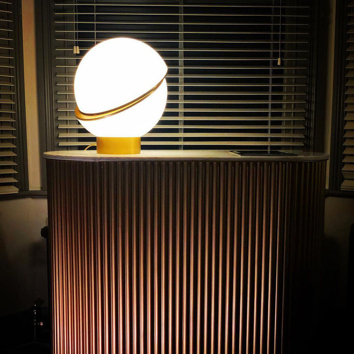 LuxeMoonbeam - Table Lamp with Unique Crescent Design and Cozy Radiance 2