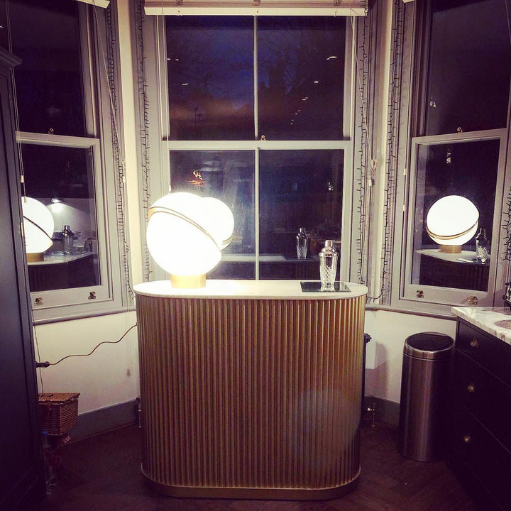 LuxeMoonbeam - Table Lamp with Unique Crescent Design and Cozy Radiance 5