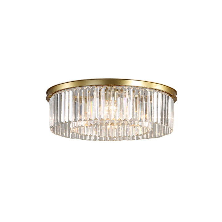 LuxorGlow | Elegant Modern Crystal Flush Mount Ceiling Light Fixture 1