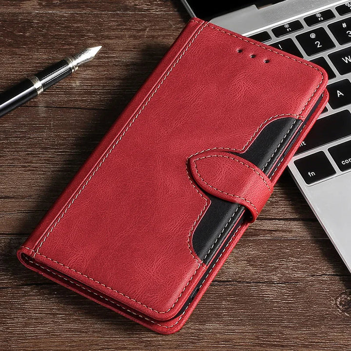 LuxurCase | Premium Magnetic Leather Wallet Case for iPhone 6